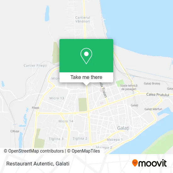 Restaurant Autentic map