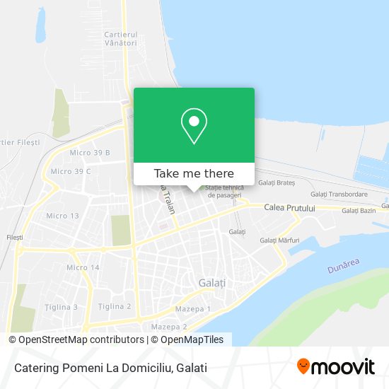 Catering Pomeni La Domiciliu map