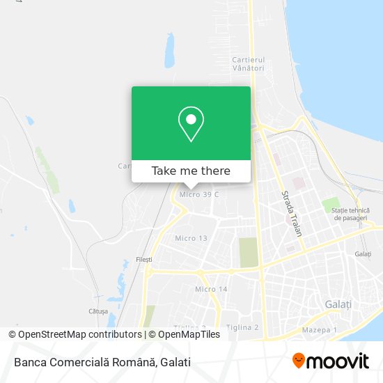 Banca Comercială Română map