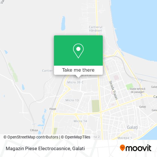 Magazin Piese Electrocasnice map