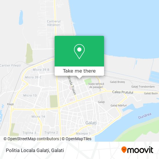 Politia Locala Galați map