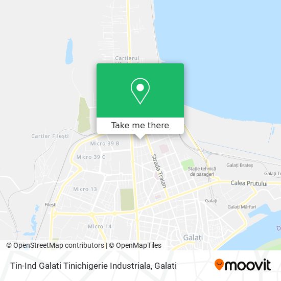 Tin-Ind Galati Tinichigerie Industriala map