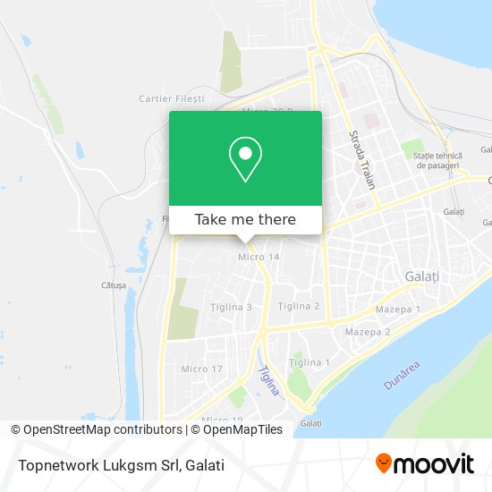 Topnetwork Lukgsm Srl map