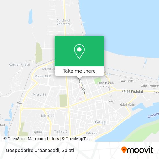 Gospodarire Urbanasedi map