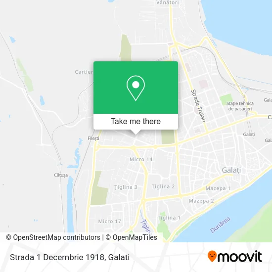 Strada 1 Decembrie 1918 map