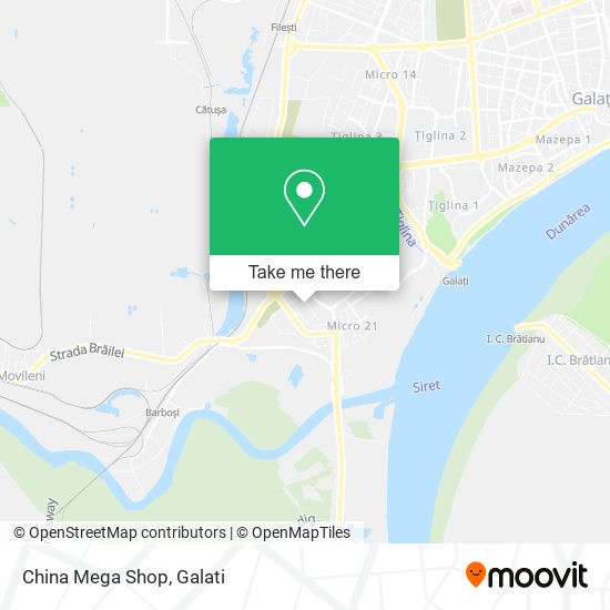 China Mega Shop map