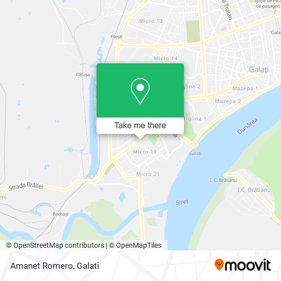 Amanet Romero map