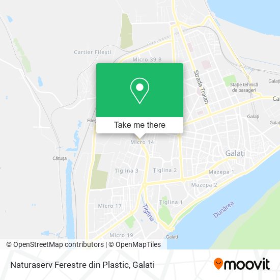 Naturaserv Ferestre din Plastic map