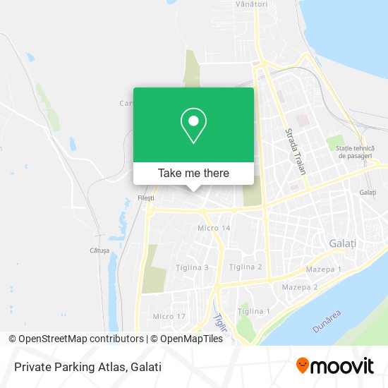 Private Parking Atlas map