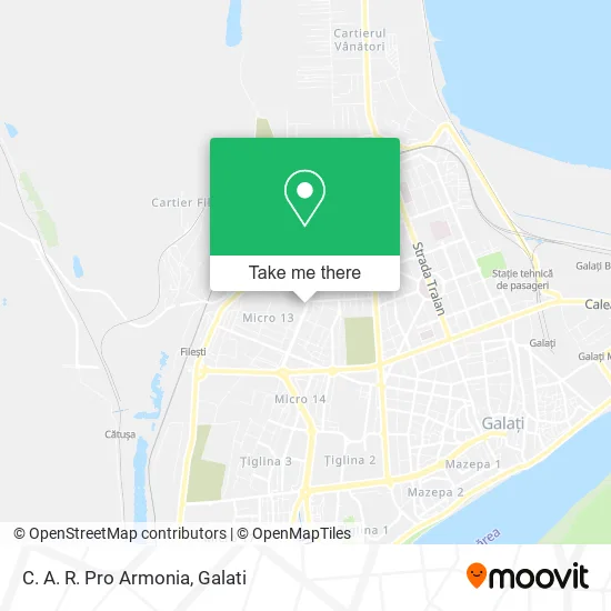 C. A. R. Pro Armonia map