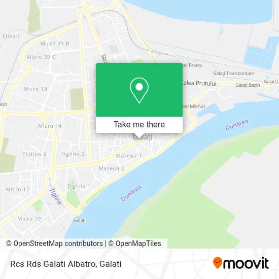 Rcs Rds Galati Albatro map