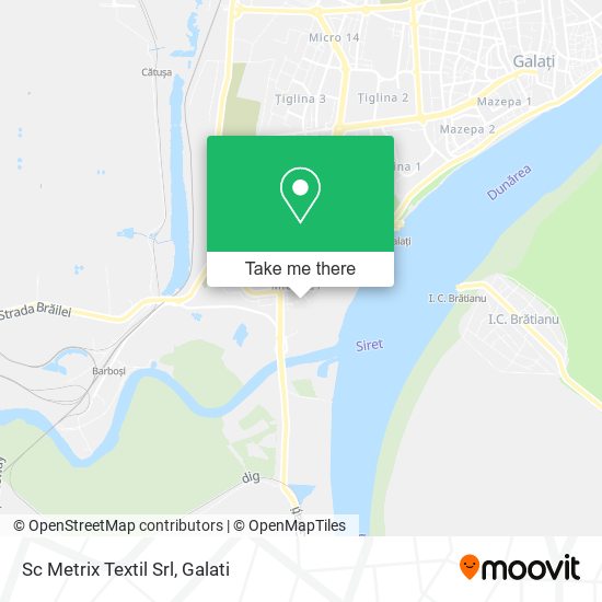 Sc Metrix Textil Srl map