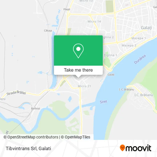 Tibvintrans Srl map