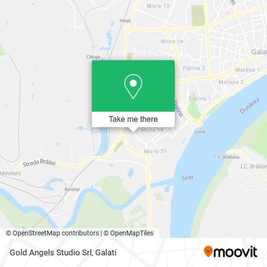 Gold Angels Studio Srl map