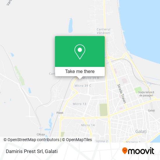 Damiris Prest Srl map