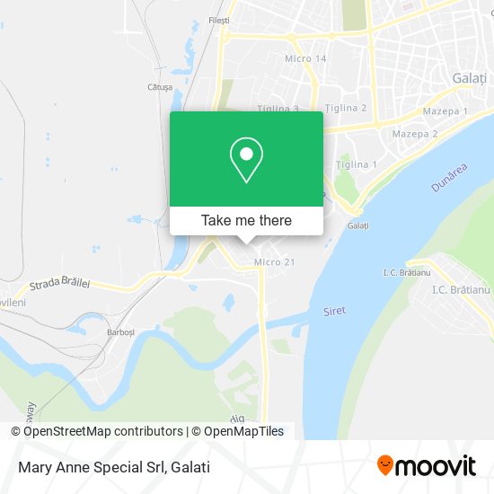 Mary Anne Special Srl map