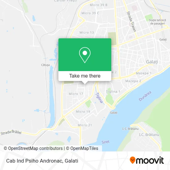 Cab Ind Psiho Andronac map