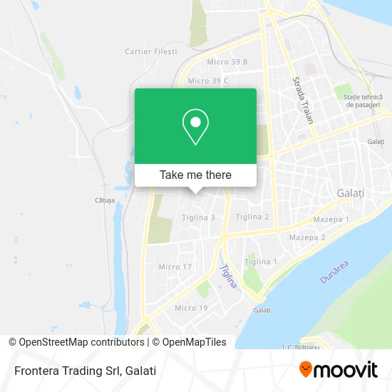 Frontera Trading Srl map