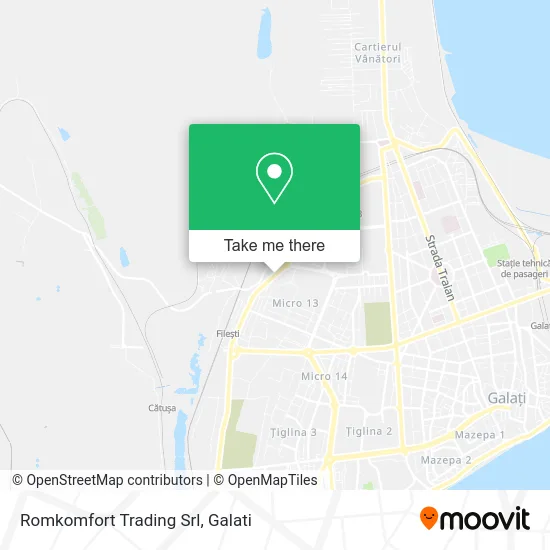 Romkomfort Trading Srl map