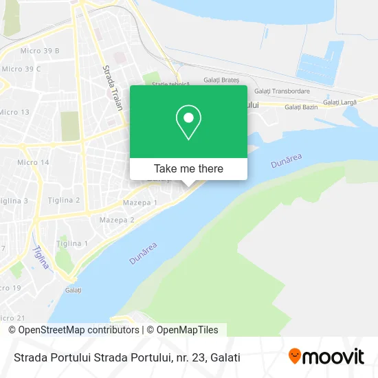 Strada Portului Strada Portului, nr. 23 map