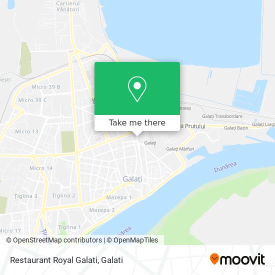Restaurant Royal Galati map