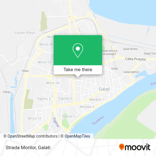 Strada Morilor map