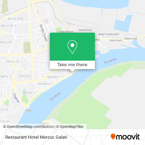 Restaurant Hotel Mercur map
