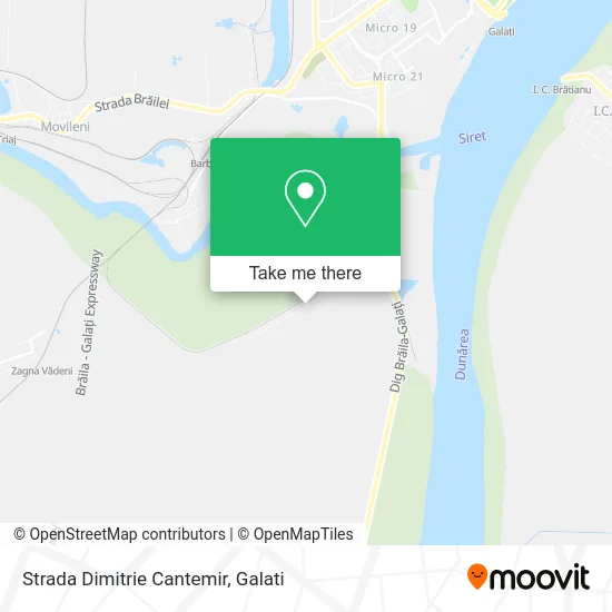 Strada Dimitrie Cantemir map