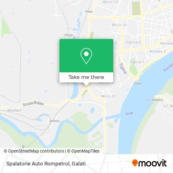 Spalatorie Auto Rompetrol map