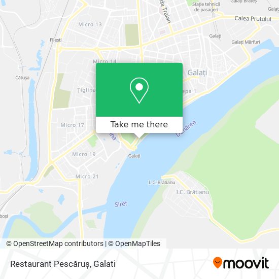 Restaurant Pescăruș map