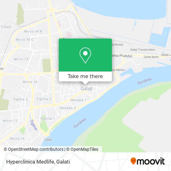 Hyperclinica Medlife map