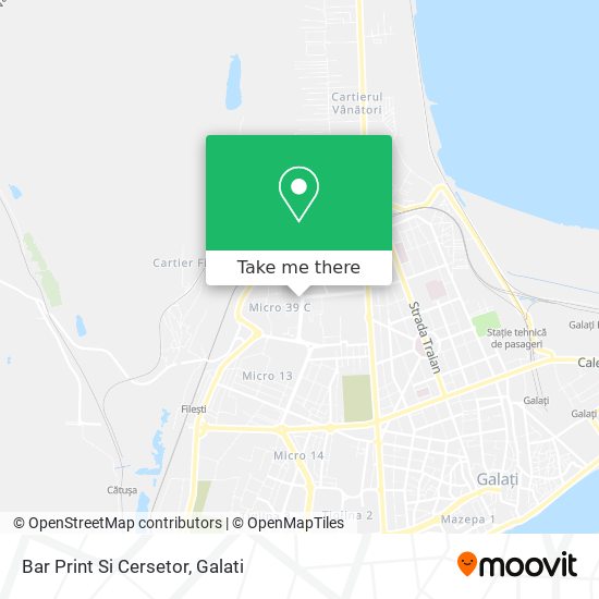 Bar Print Si Cersetor map