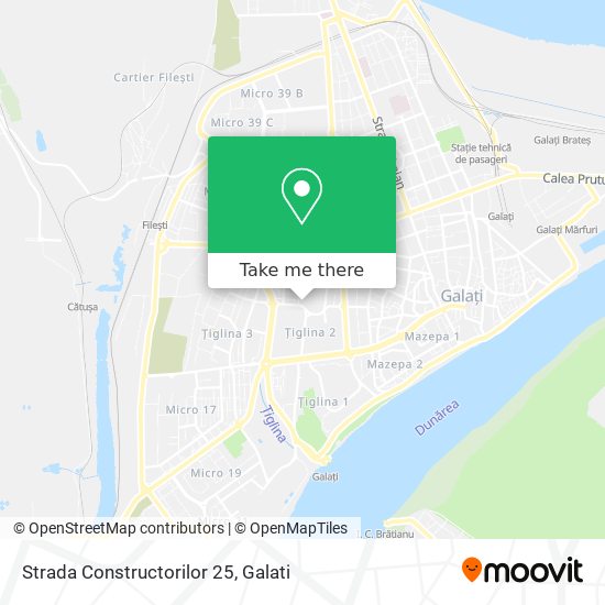 Strada Constructorilor 25 map
