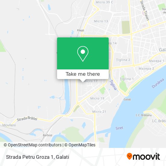 Strada Petru Groza 1 map