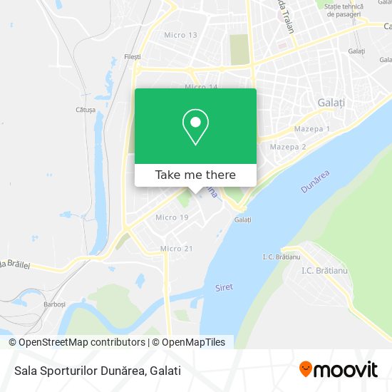 Sala Sporturilor Dunărea map