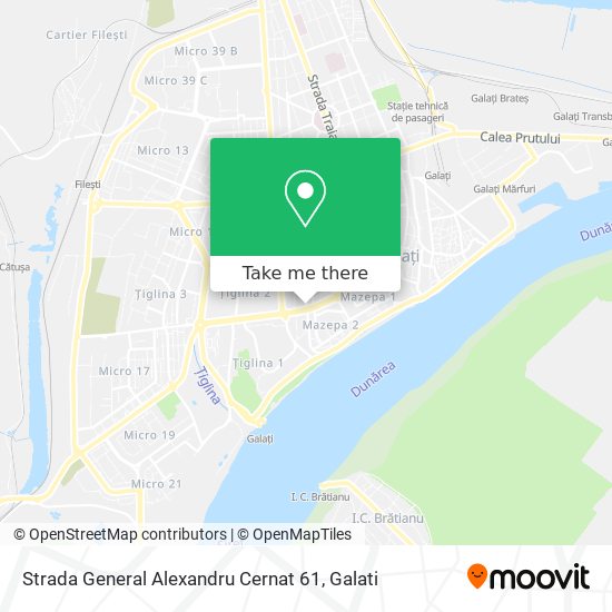 Strada General Alexandru Cernat 61 map