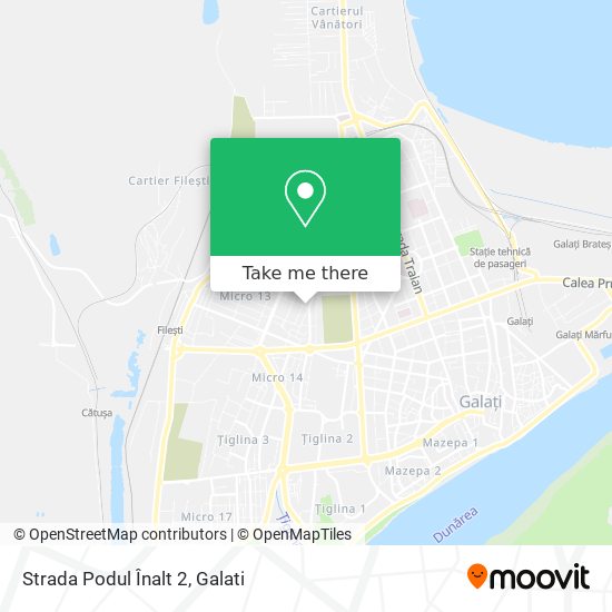 Strada Podul Înalt 2 map