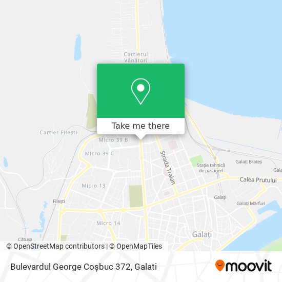 Bulevardul George Coșbuc 372 map