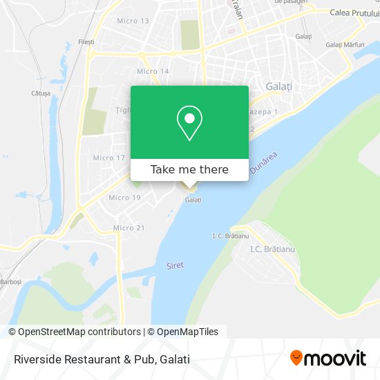 Riverside Restaurant & Pub map