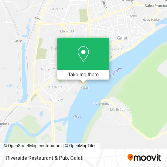 Riverside Restaurant & Pub map
