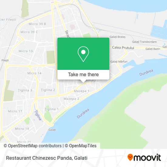 Restaurant Chinezesc Panda map