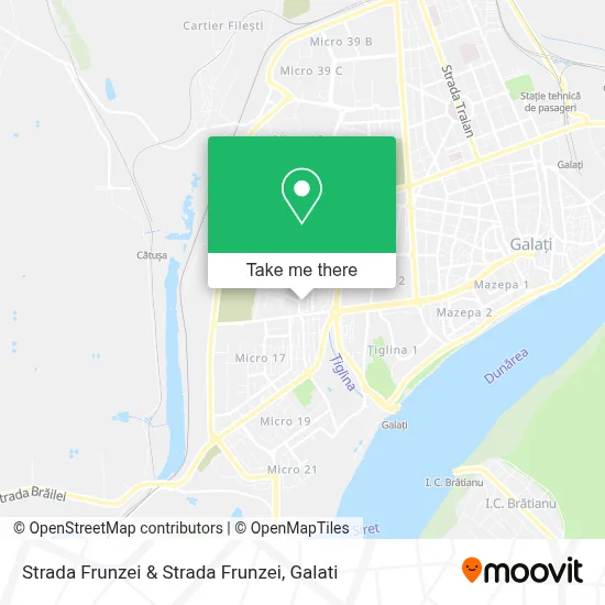 Strada Frunzei & Strada Frunzei map