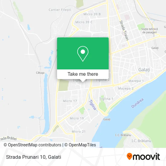 Strada Prunari 10 map