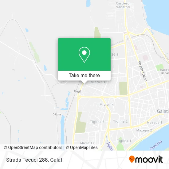 Strada Tecuci 288 map
