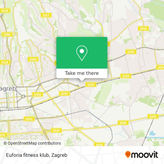 Euforia fitness klub map