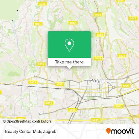 Beauty Centar Midi map