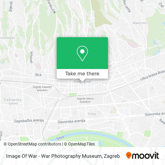 Image Of War - War Photography Museum map