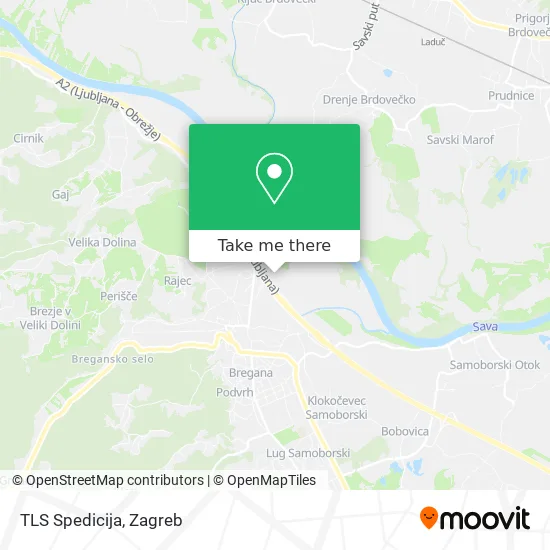 TLS Spedicija map