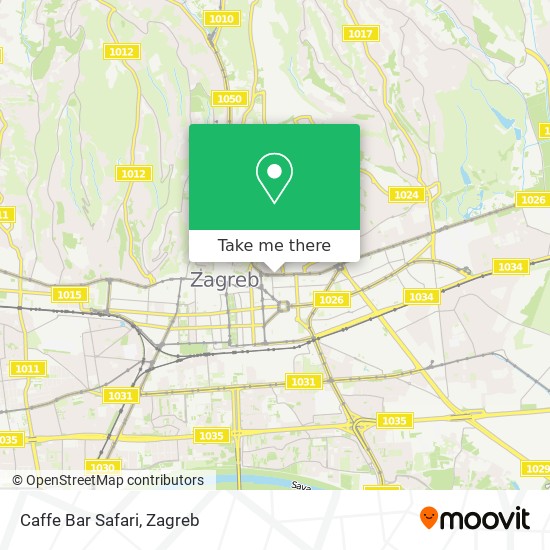 Caffe Bar Safari map