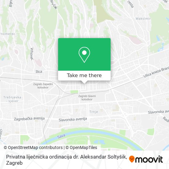 Privatna liječnička ordinacija dr. Aleksandar Soltyšik map